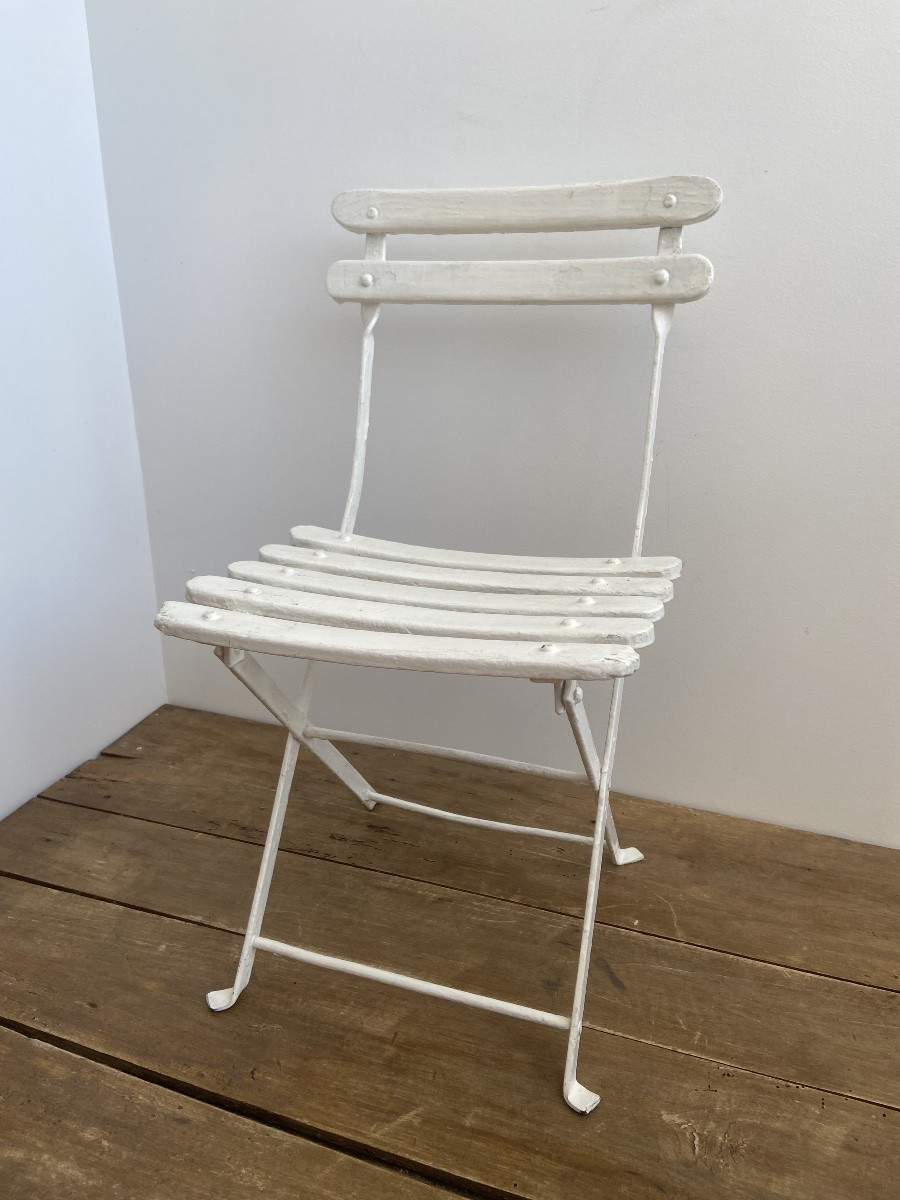 Paire de chaise de salon de jardin pour enfants, France 20ème-photo-2