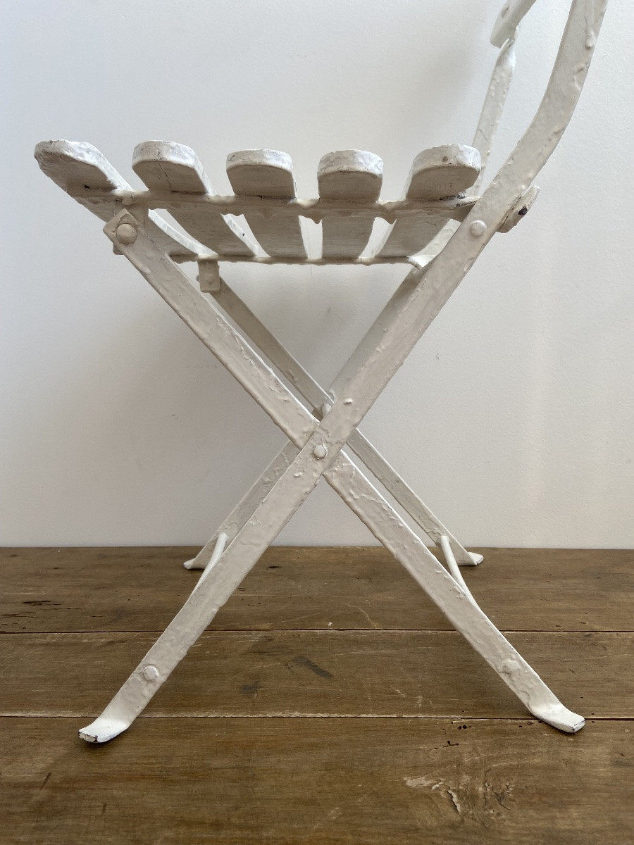 Paire de chaise de salon de jardin pour enfants, France 20ème-photo-4