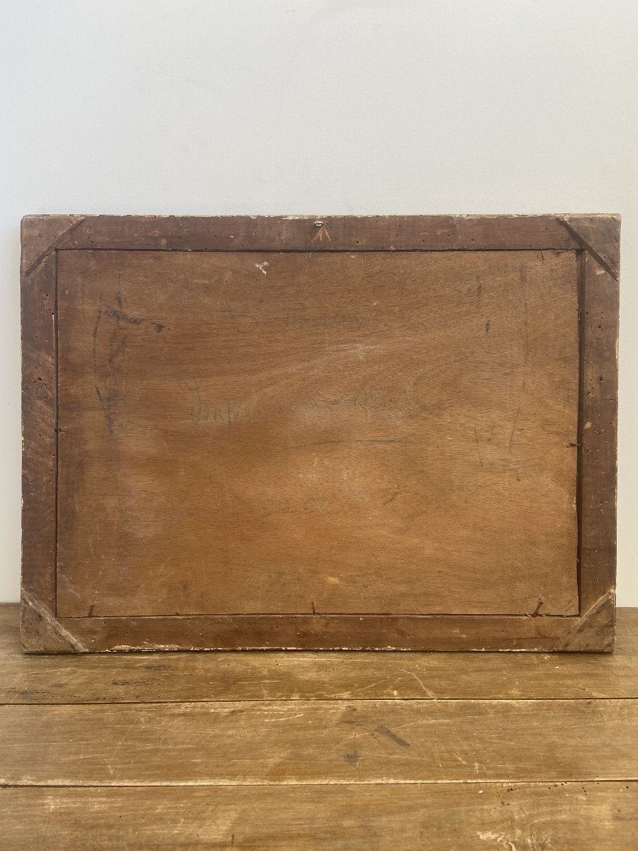 Huile sur panneau: Bernard Cowez (1926-2016) « Impression du Matin », France 20ème-photo-3