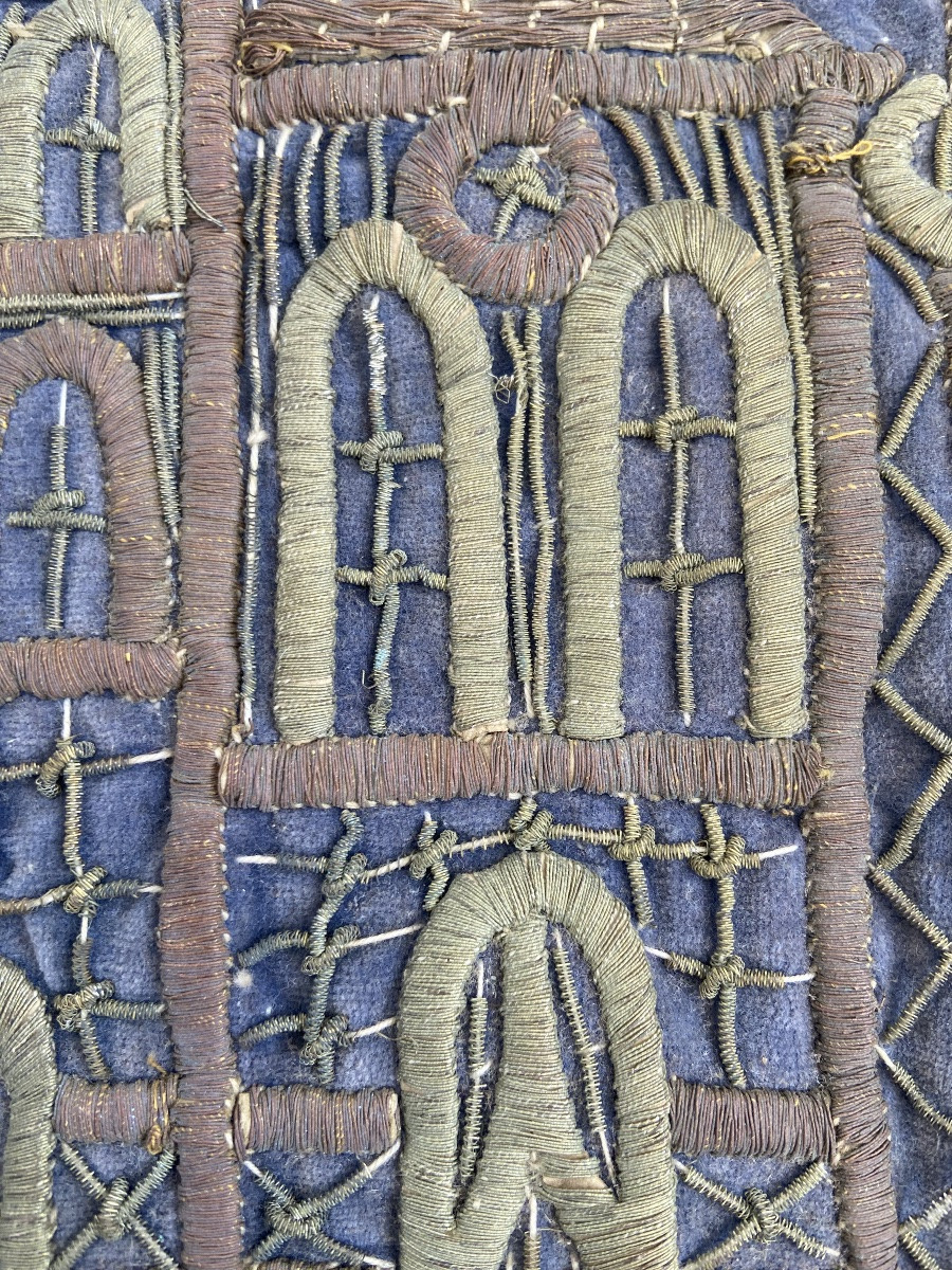 Broderie velour Mosquée Ayasophya, Ottoman Turquie 19ème-photo-1