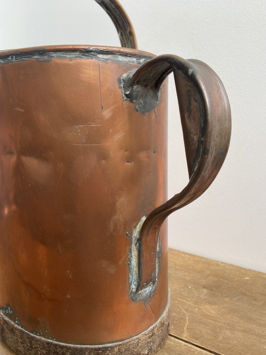 Copper Watering Can, Circa 1900, France-photo-1