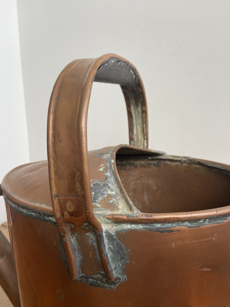 Copper Watering Can, Circa 1900, France-photo-2