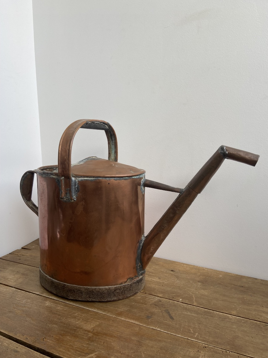 Copper Watering Can, Circa 1900, France