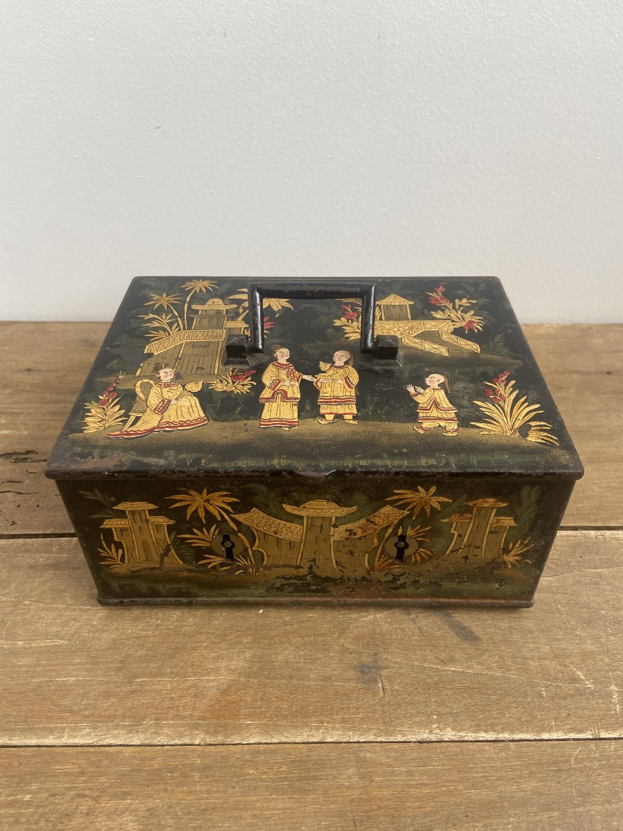 Travel Safe, Chinese Décor, Napoleon III, France 19th Century-photo-2