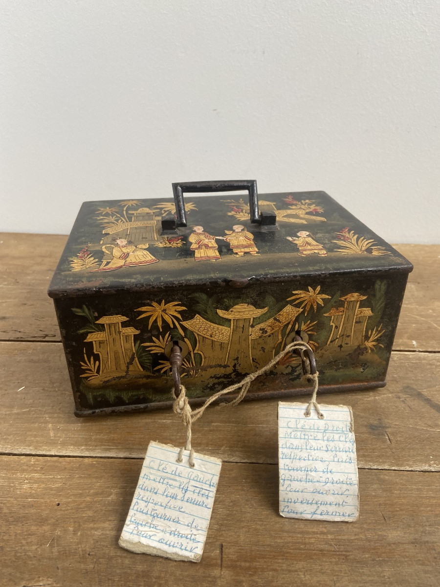 Travel Safe, Chinese Décor, Napoleon III, France 19th Century-photo-4