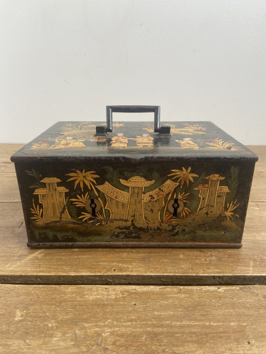 Travel Safe, Chinese Décor, Napoleon III, France 19th Century-photo-3