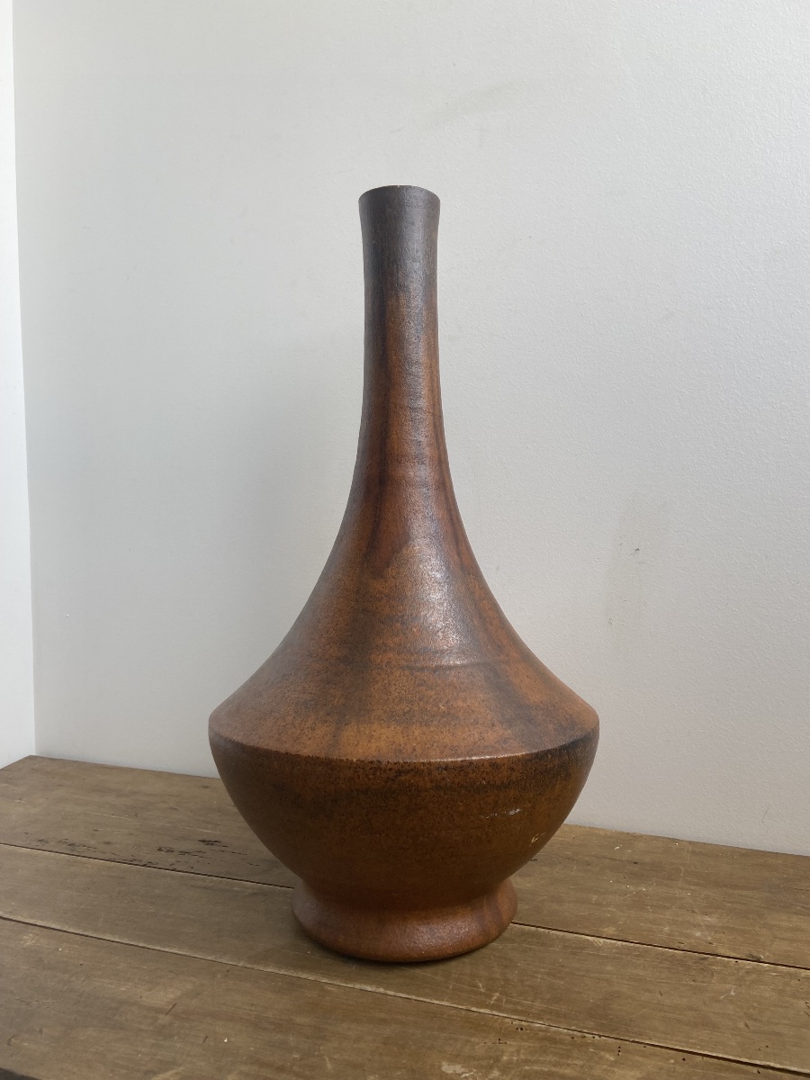 Pied de lampe en grès, vers 1960-70, France ou Scandinavie (?)-photo-2