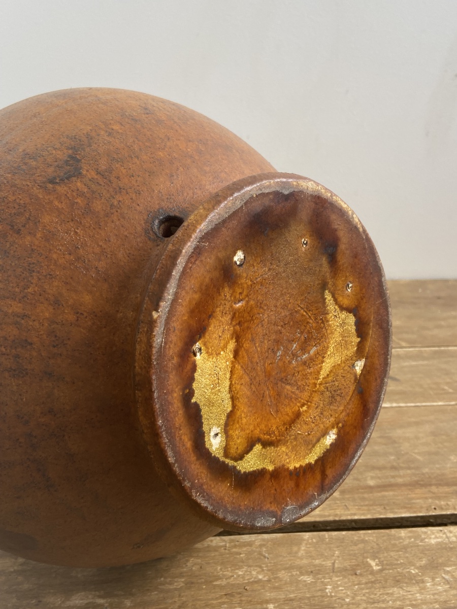 Pied de lampe en grès, vers 1960-70, France ou Scandinavie (?)-photo-1