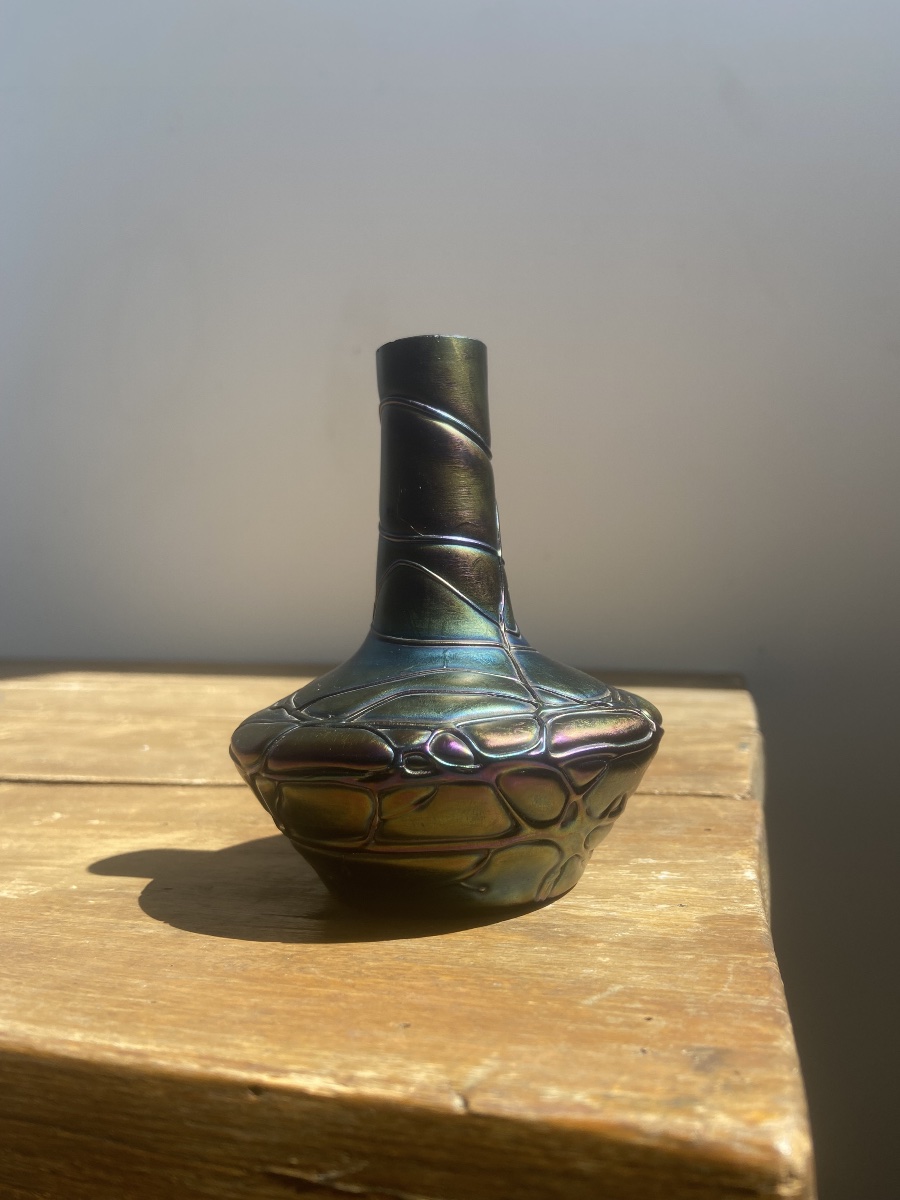 Loetz Or Kralik Dlg: Iridescent Art Nouveau Glassware, Bohemia, Ca. 1900-photo-2