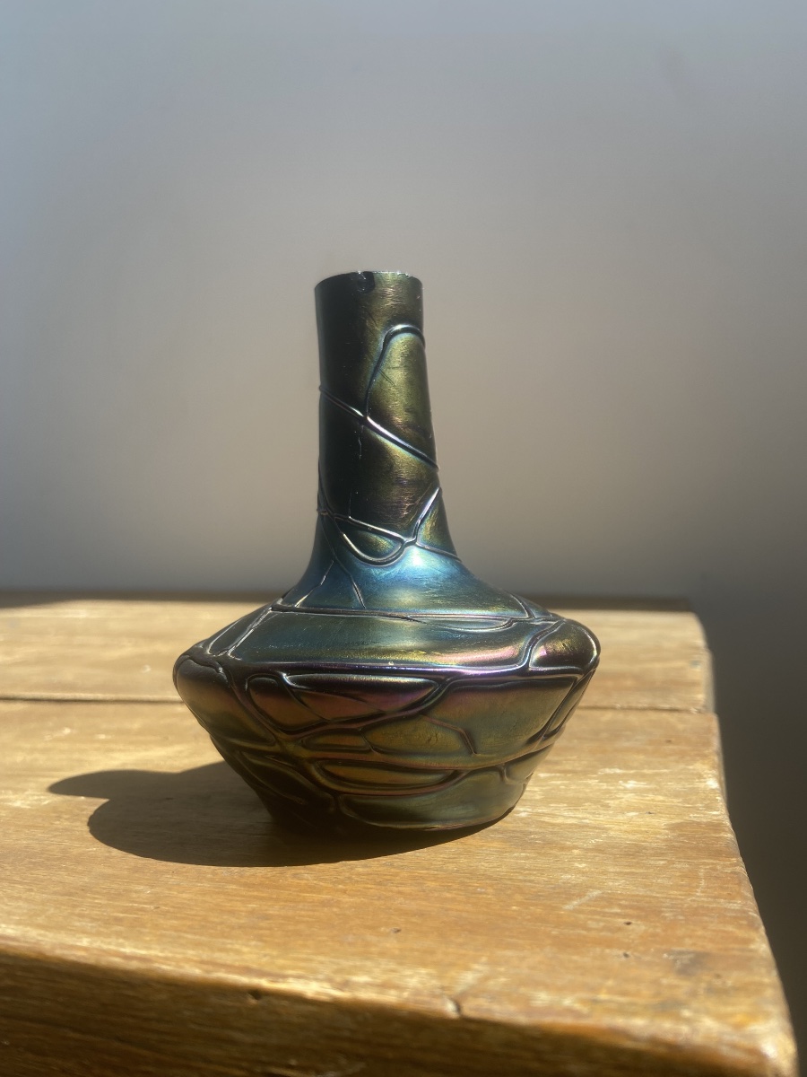 Loetz Or Kralik Dlg: Iridescent Art Nouveau Glassware, Bohemia, Ca. 1900-photo-3