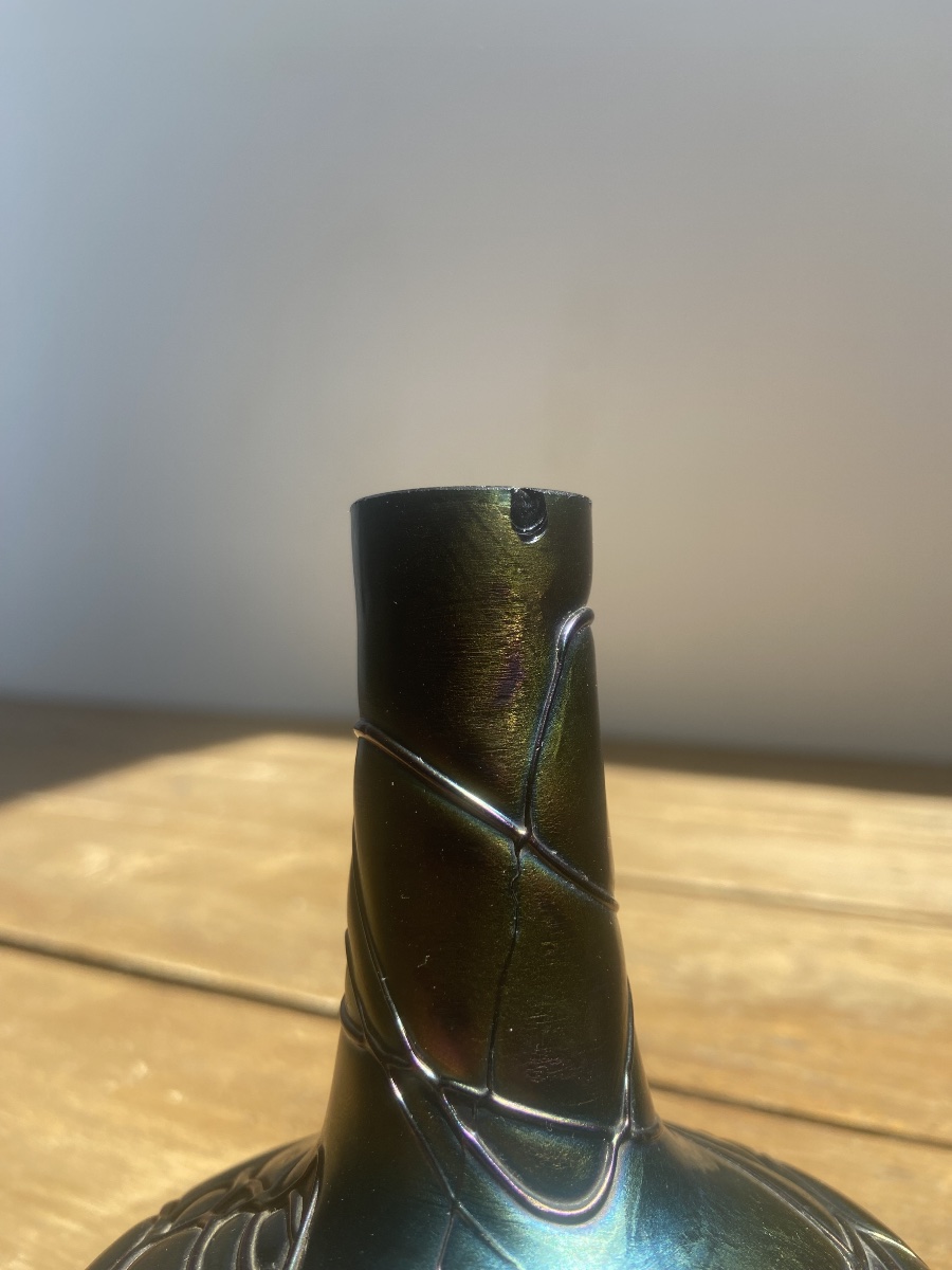 Loetz Or Kralik Dlg: Iridescent Art Nouveau Glassware, Bohemia, Ca. 1900-photo-2