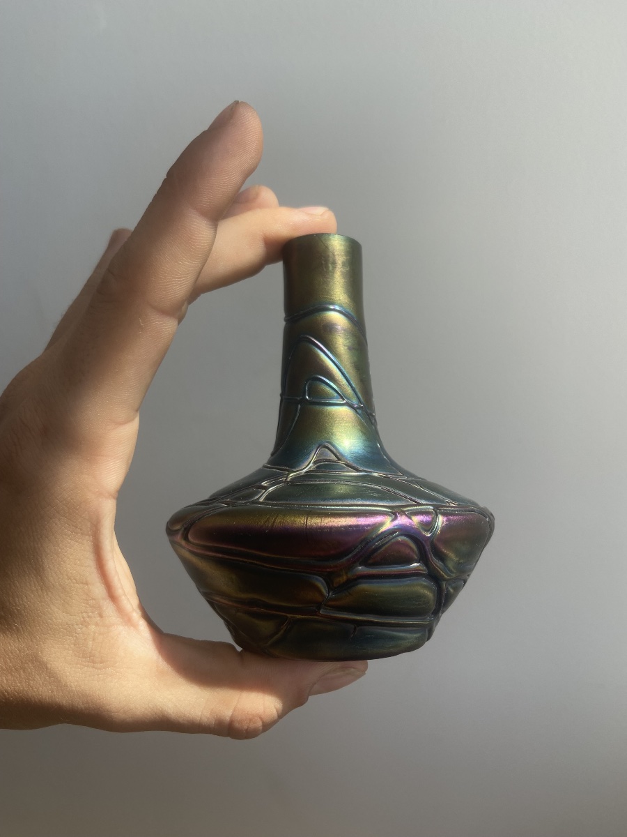 Loetz Or Kralik Dlg: Iridescent Art Nouveau Glassware, Bohemia, Ca. 1900-photo-3