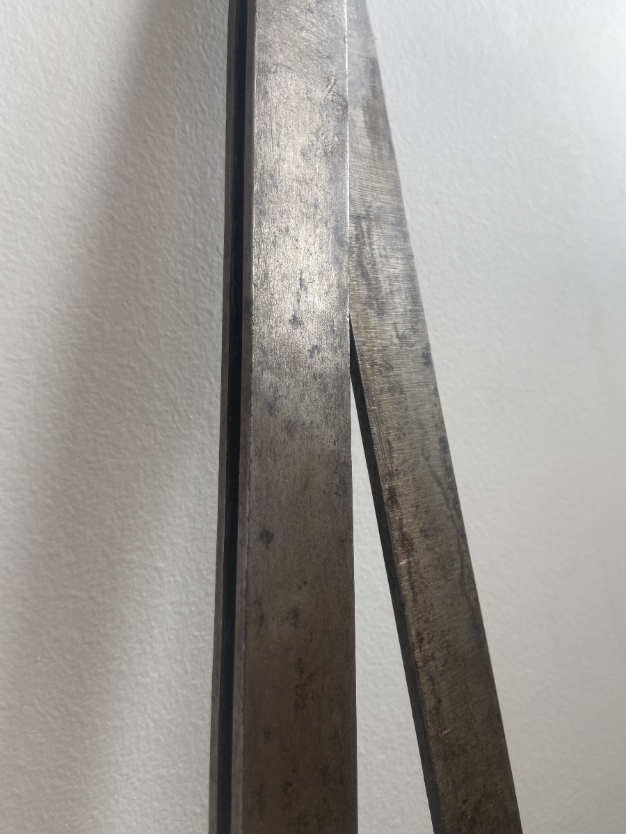 Compas de tailleur de pierre, d’appareilleur, Goldenberg Acier fondu, France début 20ème-photo-4
