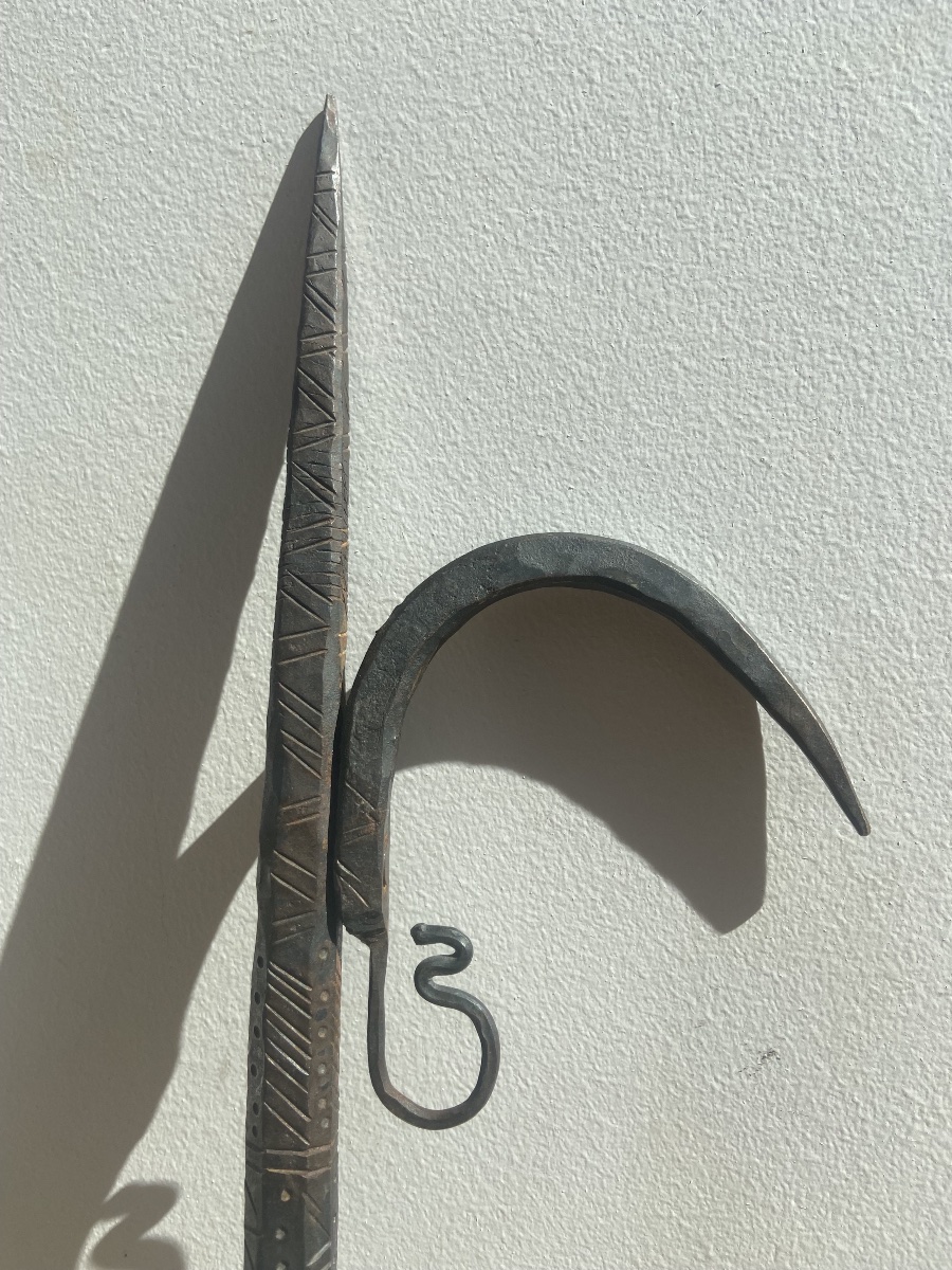 19th-century India: Ankus, A Decorated Wrought-iron Goad/hook Used By Mahouts-photo-2