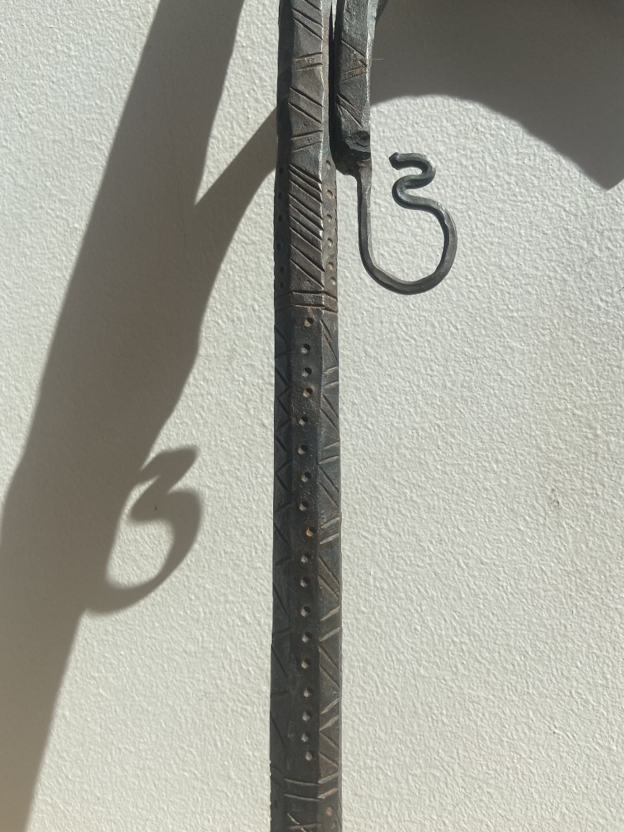 19th-century India: Ankus, A Decorated Wrought-iron Goad/hook Used By Mahouts-photo-3