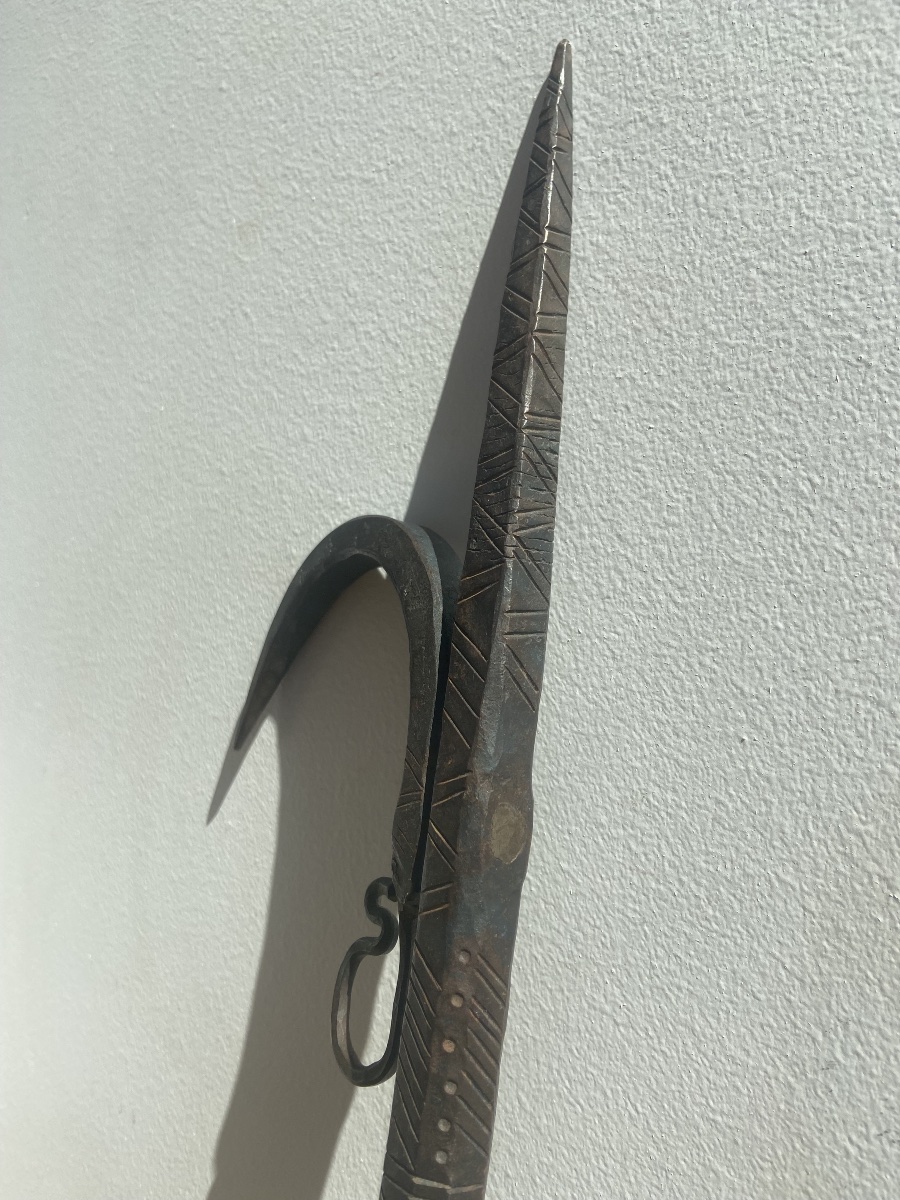 19th-century India: Ankus, A Decorated Wrought-iron Goad/hook Used By Mahouts-photo-2