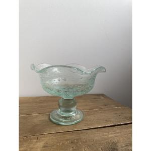 Coupe à fruit polylobée, Verrerie Biot, Tennis Coupe Davis