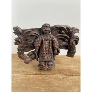 Woodwork Element, Spanish Colonial Work, Late 17th Century