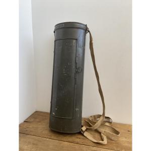 Boîte d’herborisation, Vasculum, Botanique, en tôle France 20ème