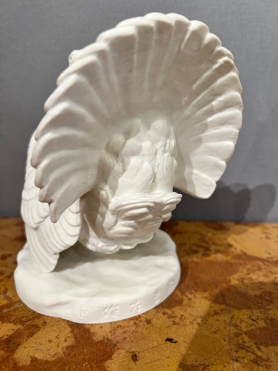 Dindon en Biscuit – Manufacture Nationale de Sèvres, 1926-photo-3