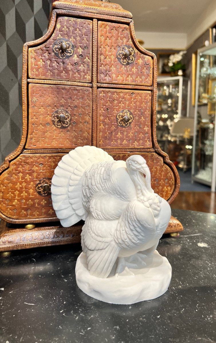 Dindon en Biscuit – Manufacture Nationale de Sèvres, 1926-photo-3