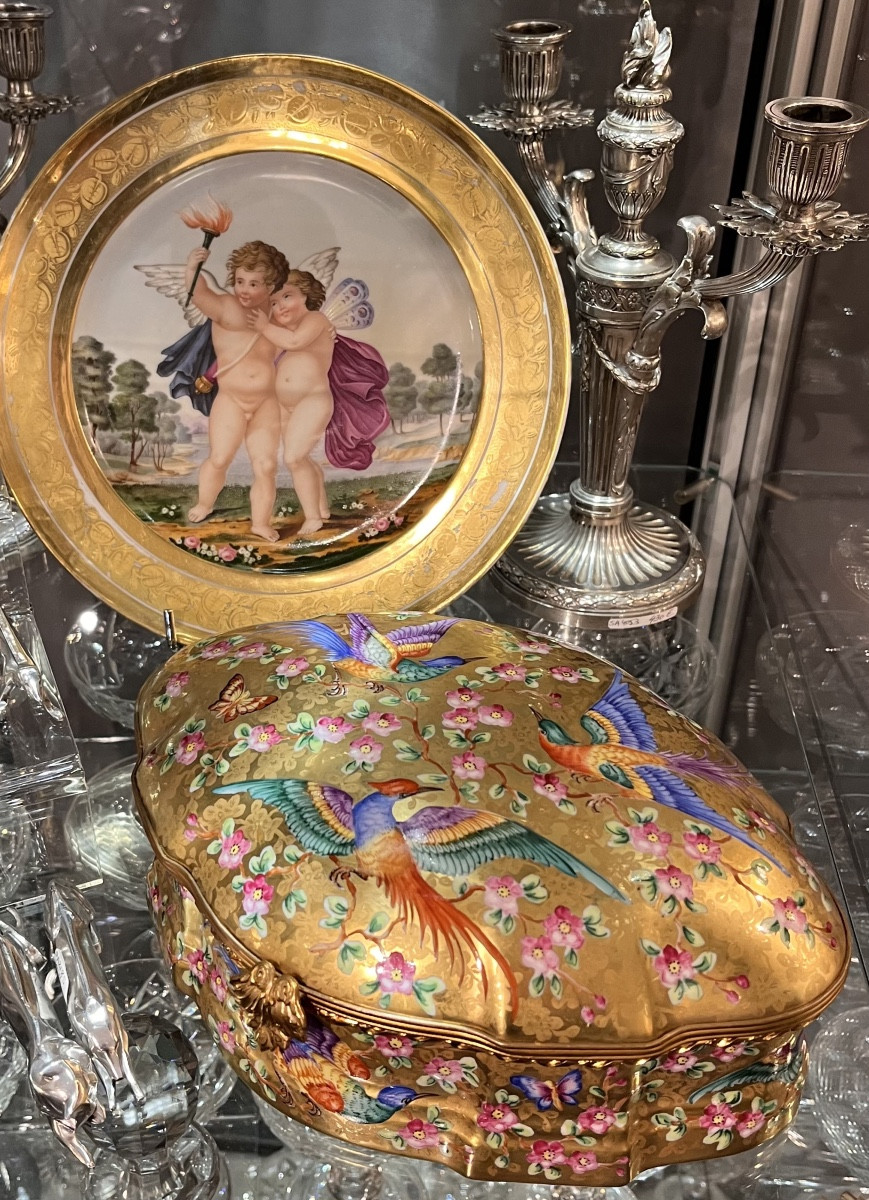 Painted Porcelain Box – Le Tallec, Paris-photo-2