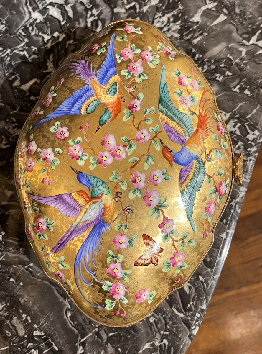 Painted Porcelain Box – Le Tallec, Paris-photo-2