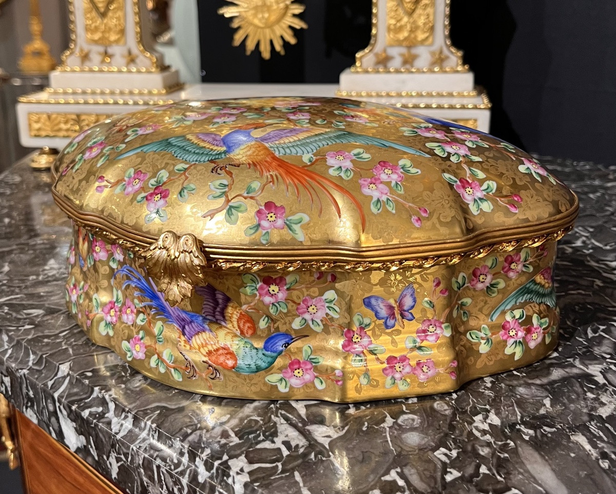 Painted Porcelain Box – Le Tallec, Paris-photo-4