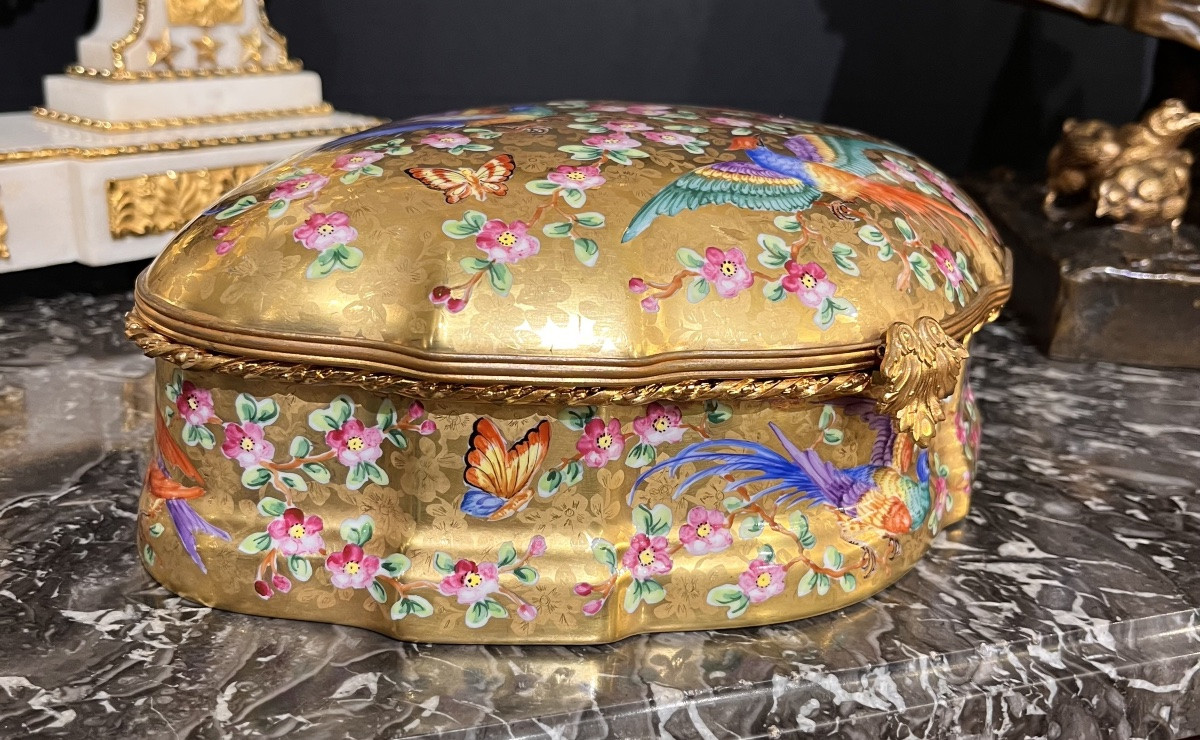 Painted Porcelain Box – Le Tallec, Paris-photo-5