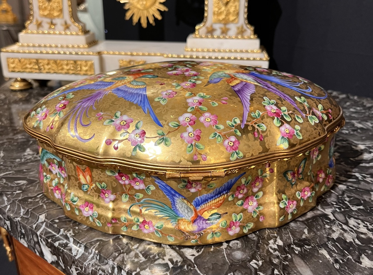 Painted Porcelain Box – Le Tallec, Paris-photo-6