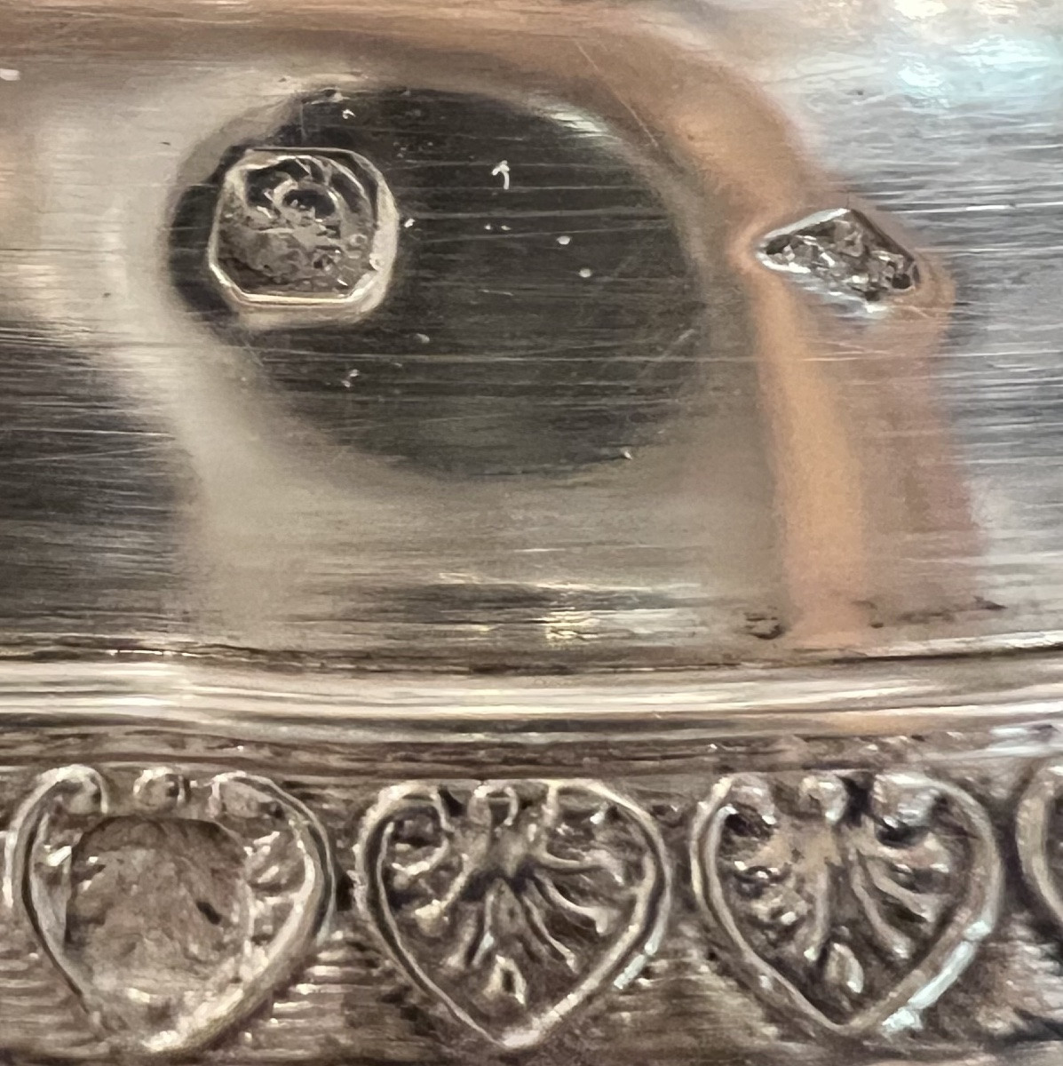 Solid Silver Sauce Boat – France, 19th Century-photo-4