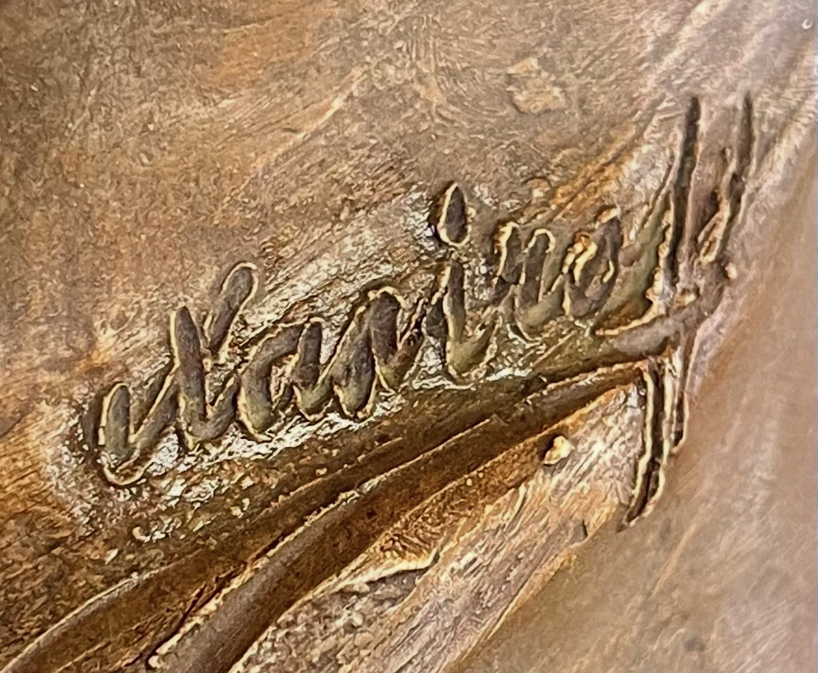 BUSTE FÉMININ SYMBOLISTE Manufacture Goldscheider, Vienne-photo-1