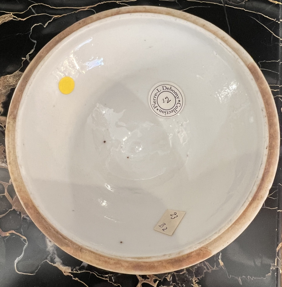 Small Covered Porcelain Pot From Paris, 18th Century – Nast Factory – Scattered Flowers – Collection-photo-4