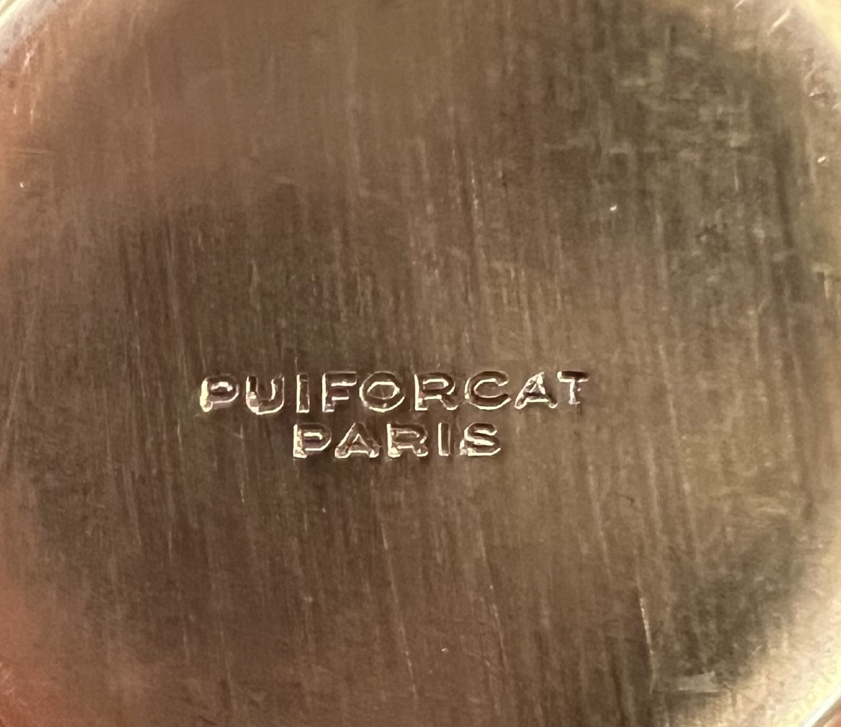 Pair Of Small Solid Silver Goblets, Puiforcat Company – Divonne Golf Course-photo-3