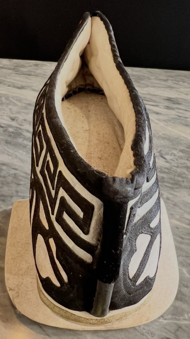 Paire de chaussures mandchoues à haute semelle – Chine, vers 1900-photo-2