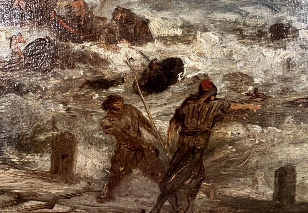 Marine napolitaine dans la tempête – vers 1850-photo-4