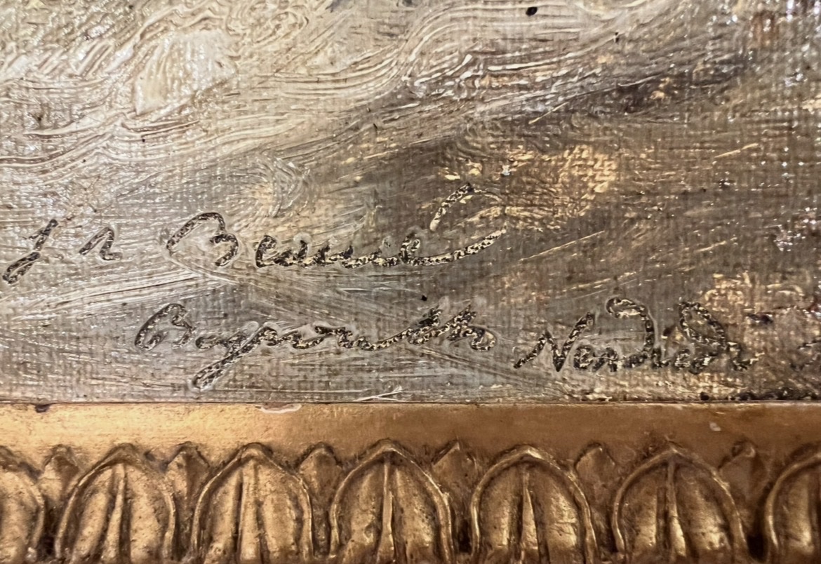 Marine napolitaine dans la tempête – vers 1850-photo-3