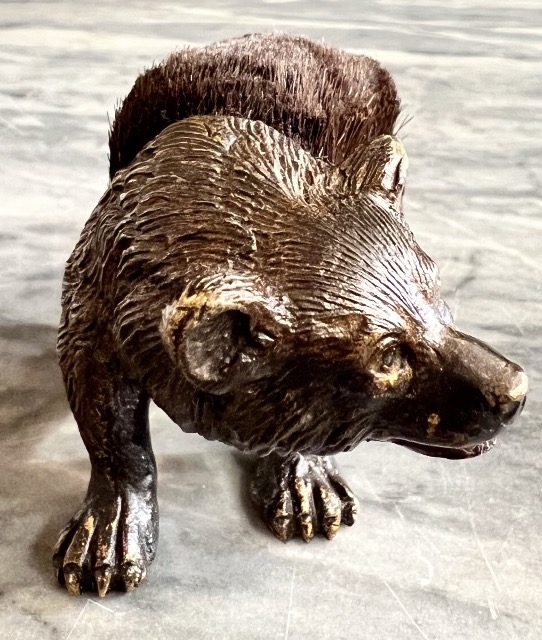 Ours Essuie-plume En Bronze De Vienne – Vers 1900-photo-3