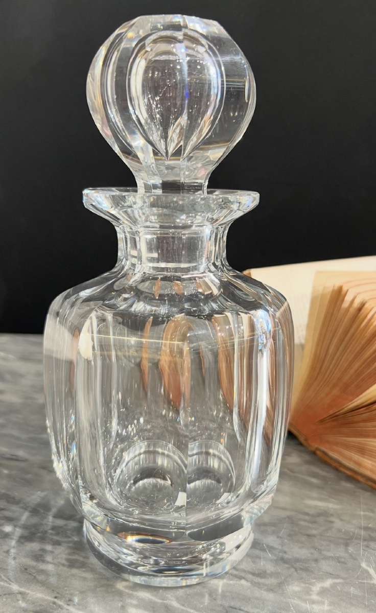 Baccarat — Large Crystal Perfume Bottle, Malmaison Model -photo-3