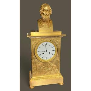 Large Golden Empire Period Clock 