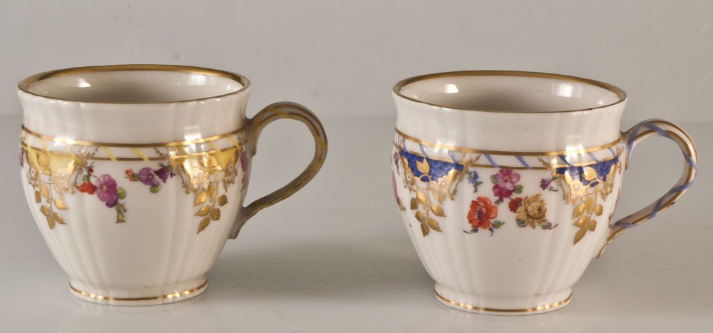 Kpm Berlin 2 Porcelain Cups-photo-2