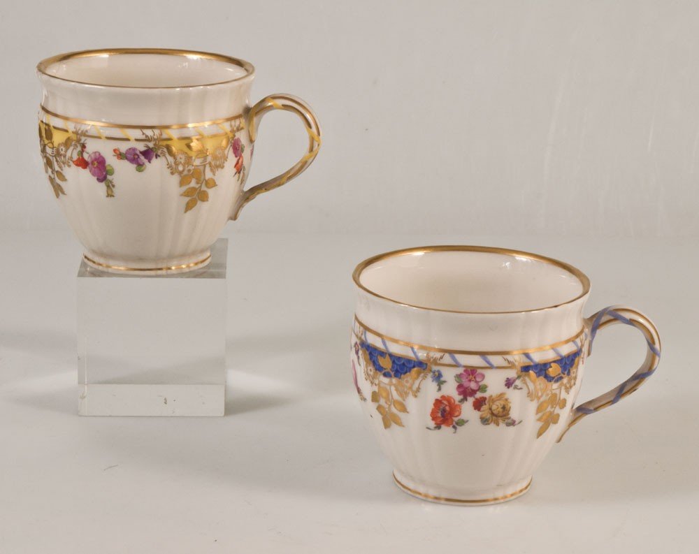 Kpm Berlin 2 Porcelain Cups