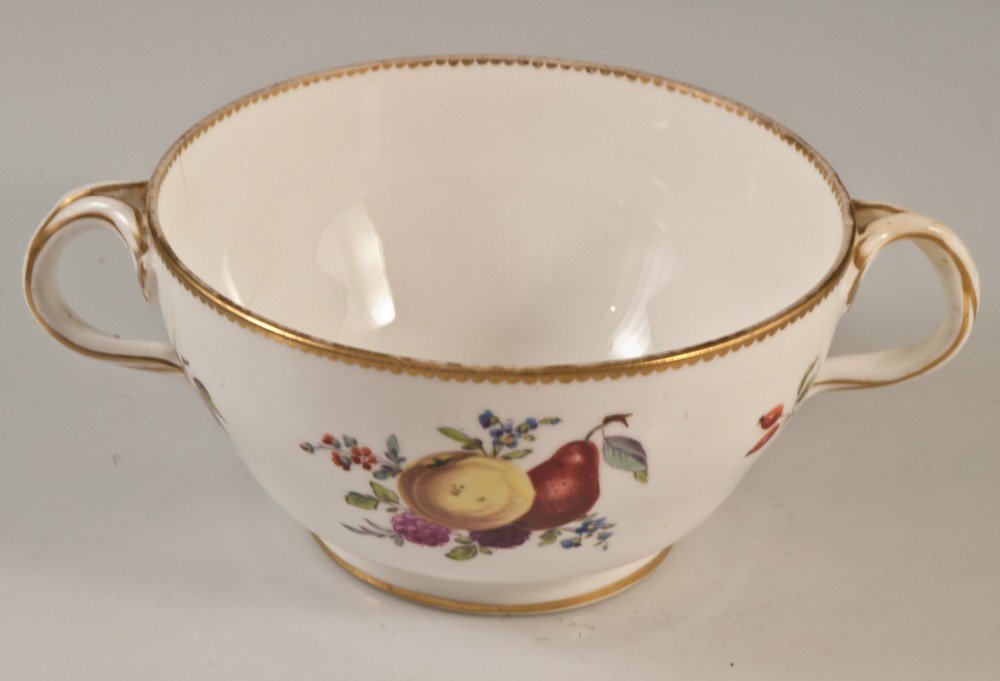 Tasse Trembleuse En Porcelaine Décor Aux Fruits-photo-3