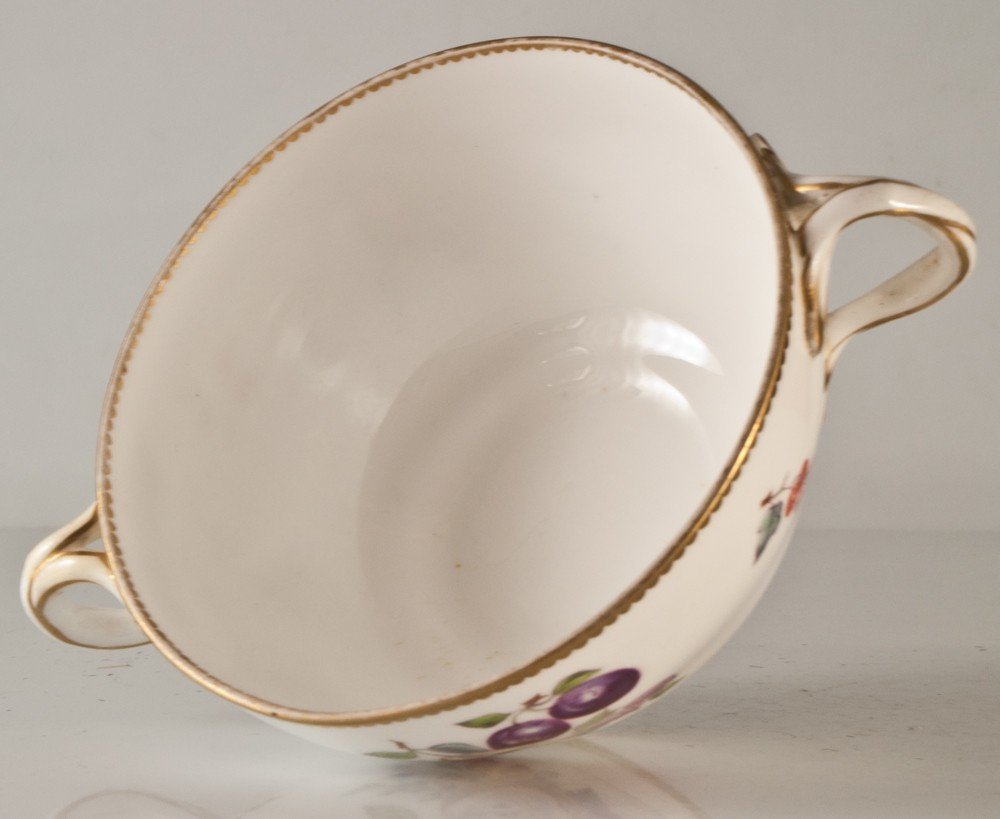 Tasse Trembleuse En Porcelaine Décor Aux Fruits-photo-4