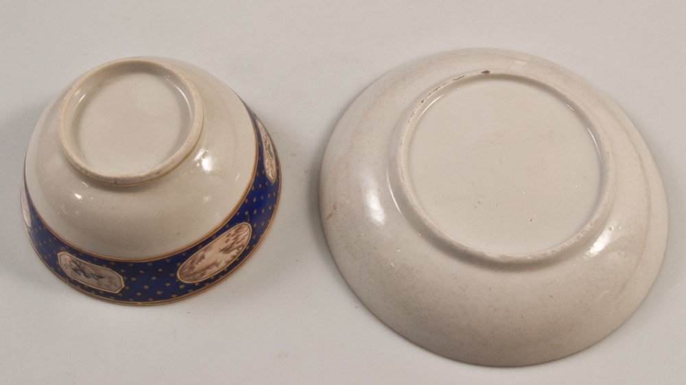 Bol Et Soucoupe Chine XVIIIème Compagnie Des Indes Lot3-photo-4
