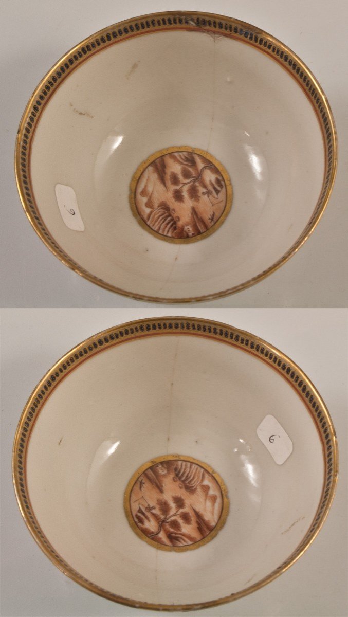 China Porcelain Bowl XVIIIth East India Company Lot6-photo-3