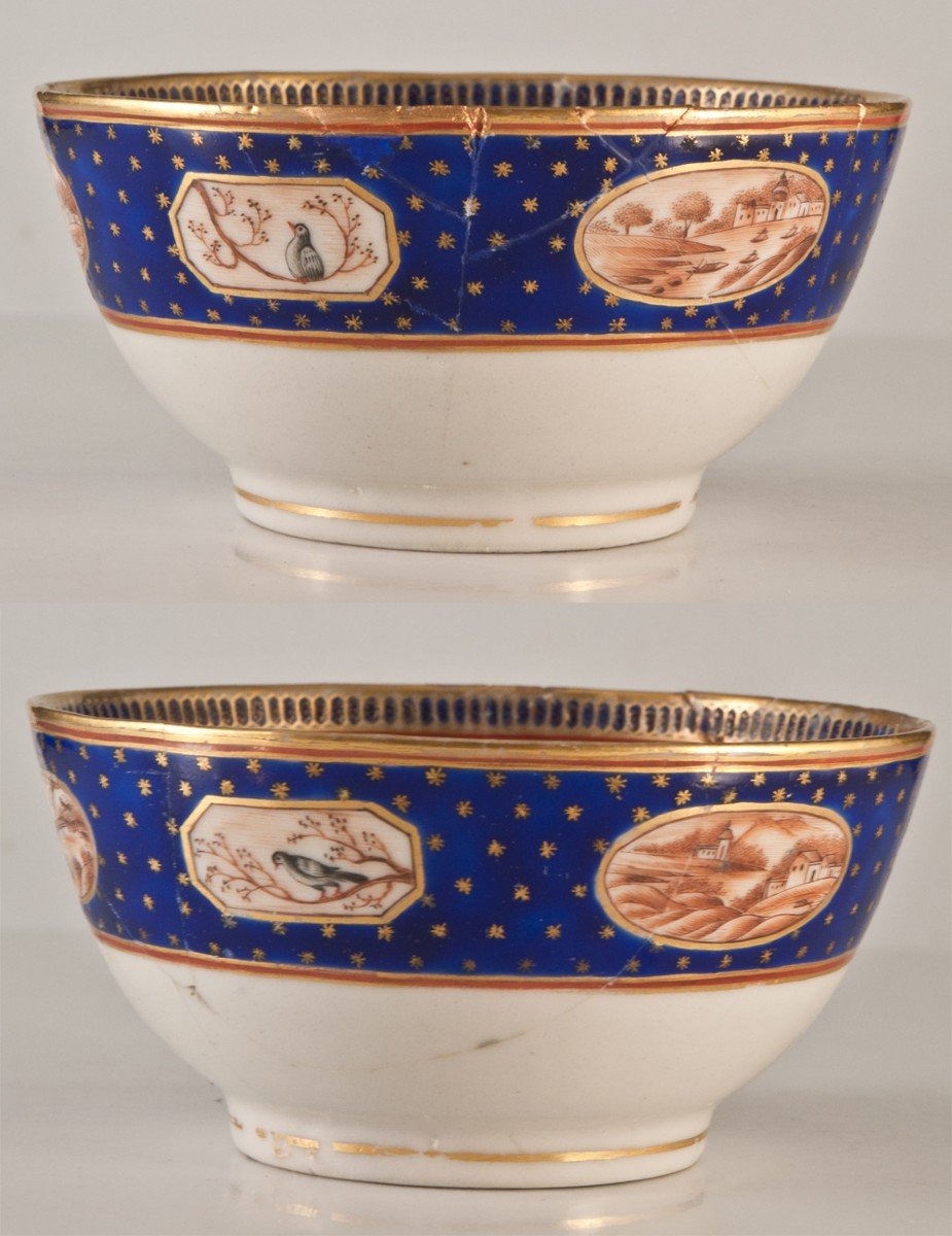 Chinese Porcelain Bowl XVIIIth East India Company Lot7-photo-3