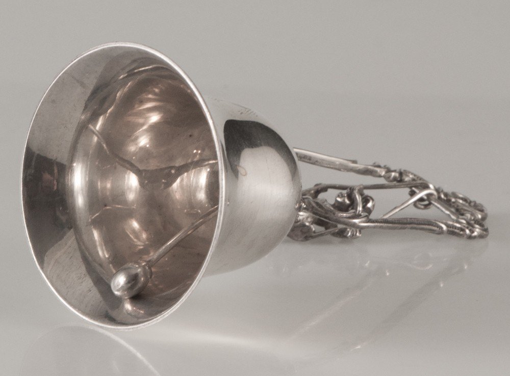 Table Bell In Sterling Silver-photo-3