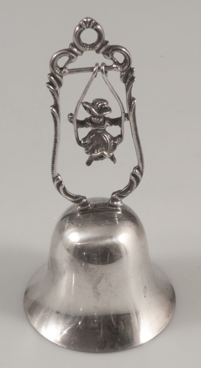 Table Bell In Sterling Silver-photo-2