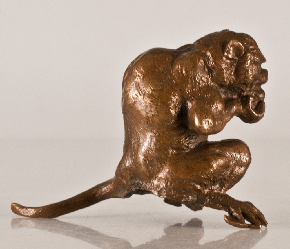The Monkey That Eats Animal Bronze Boin And Henry + Henry Fres-photo-4